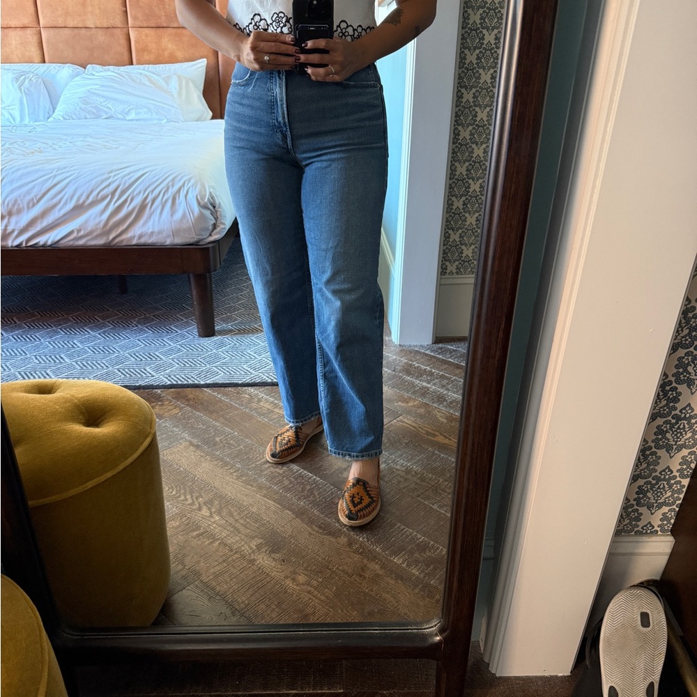 Everlane Blue Straight Leg Jeans